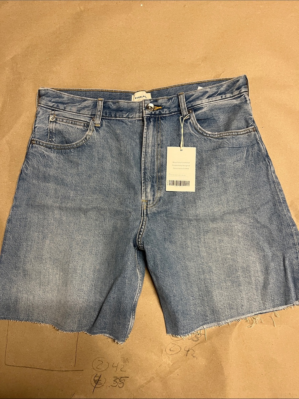Everlane A line shorts NWT